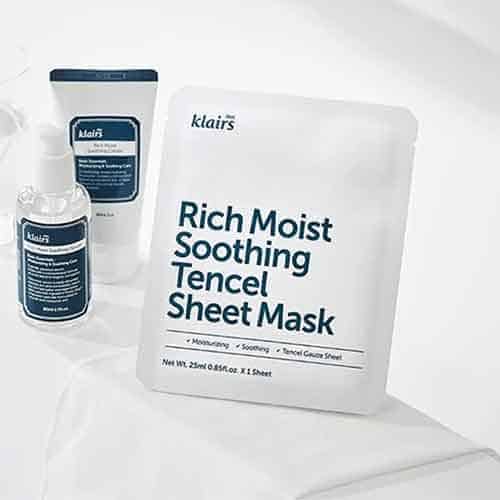 Klairs-korean face mask for dry skin