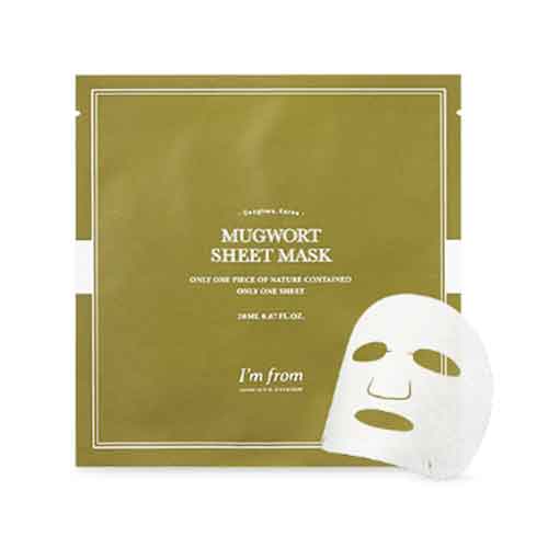 best korean face mask for acne-I'm from mugwort