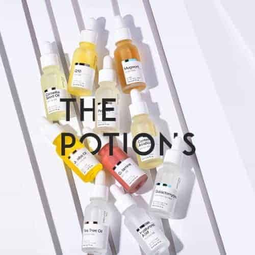 THE POTIONS highly concentrated boosters. 