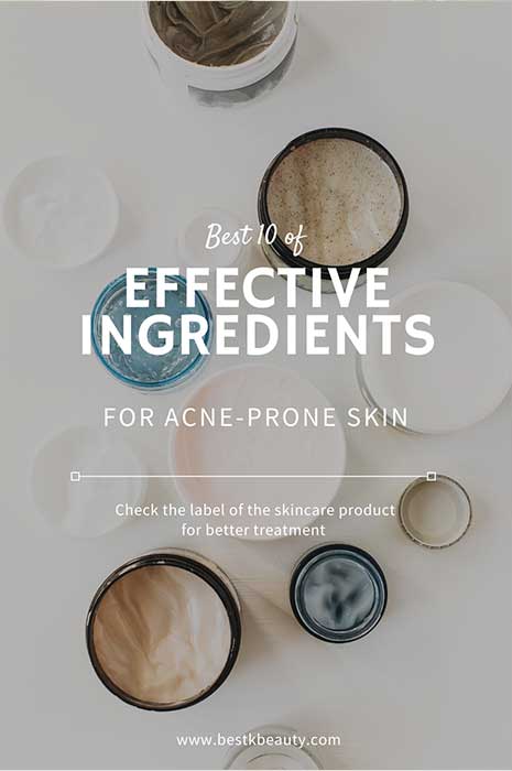 best skincare ingredients for acne