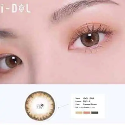 korean makeup look lens