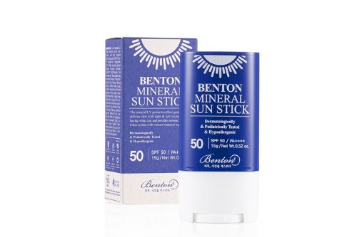 korean skincare product review benton sun stick