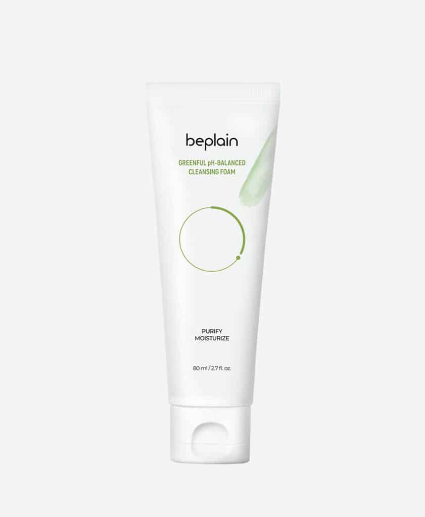 Korean Beauty Brand beplain Greenful pH-Balanced Cleansing Foam