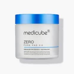 Medicube Zero Pore Pads || Exfoliate and clear sebum to minimize appearance of pores | 4.5% AHA + 0.45% BHA with dual-sided pads | Sold over 280M sheets worldwide | 2021 Korean Beauty Awards Winner (70 sheets)